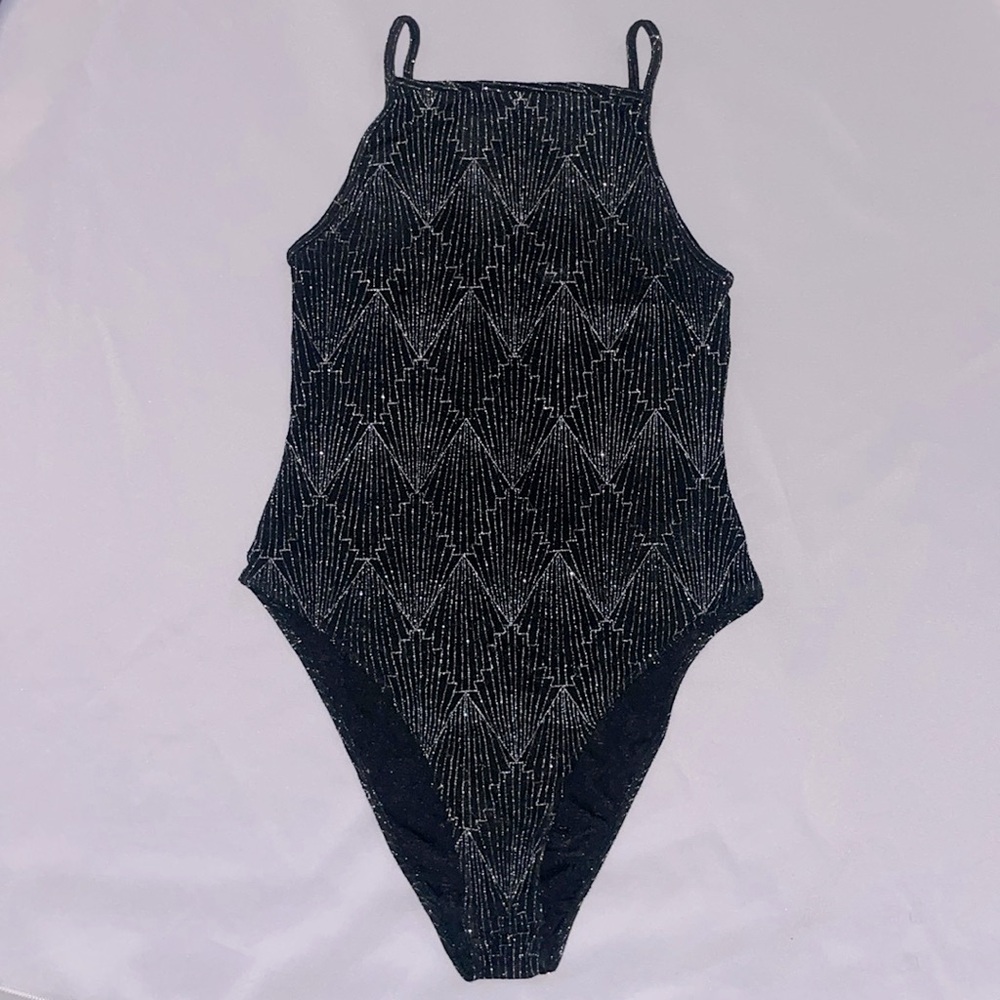 H&M Sparkly Bodysuit - Size: M